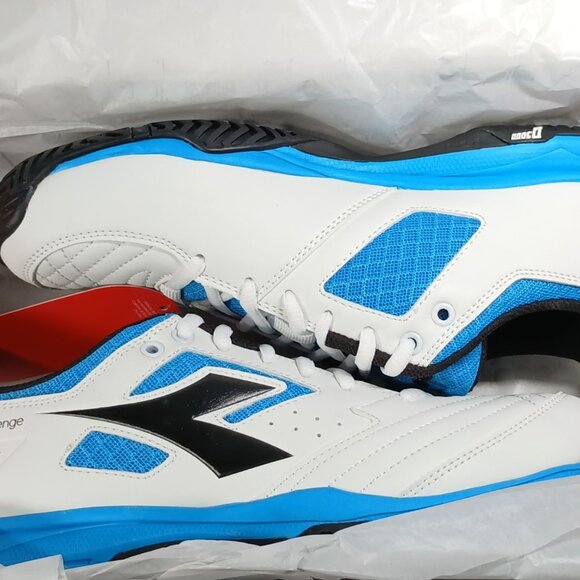 Diadora S.Challenge 2 AG Soccer Cleats White/Black/Blue Women’s 9.5 NWT Open Box - Picture 13 of 15